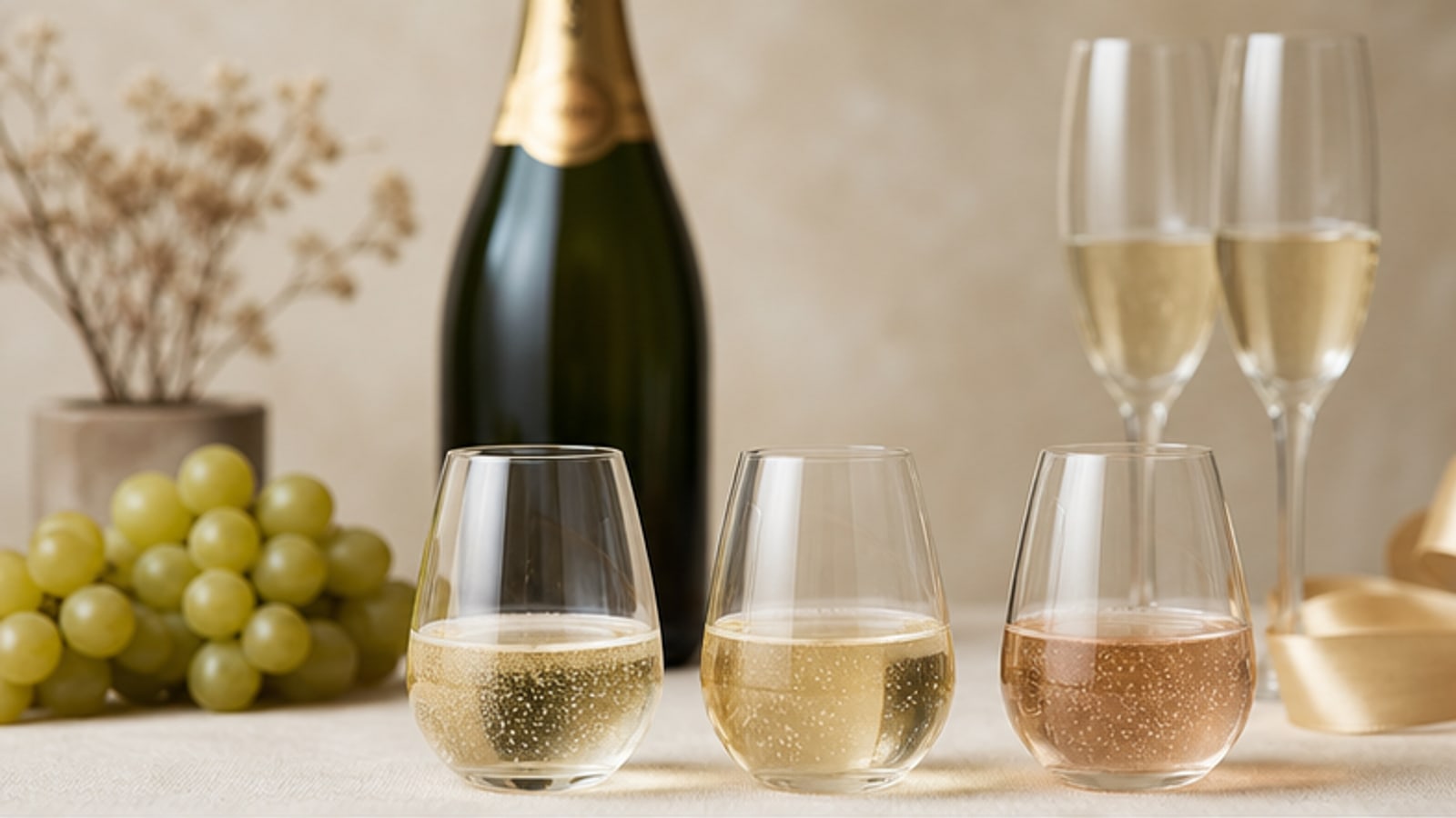 シャンパーニュの飲み比べセットの選び方|容量・本数・比較軸をそろえるの購入判断を表すイメージ