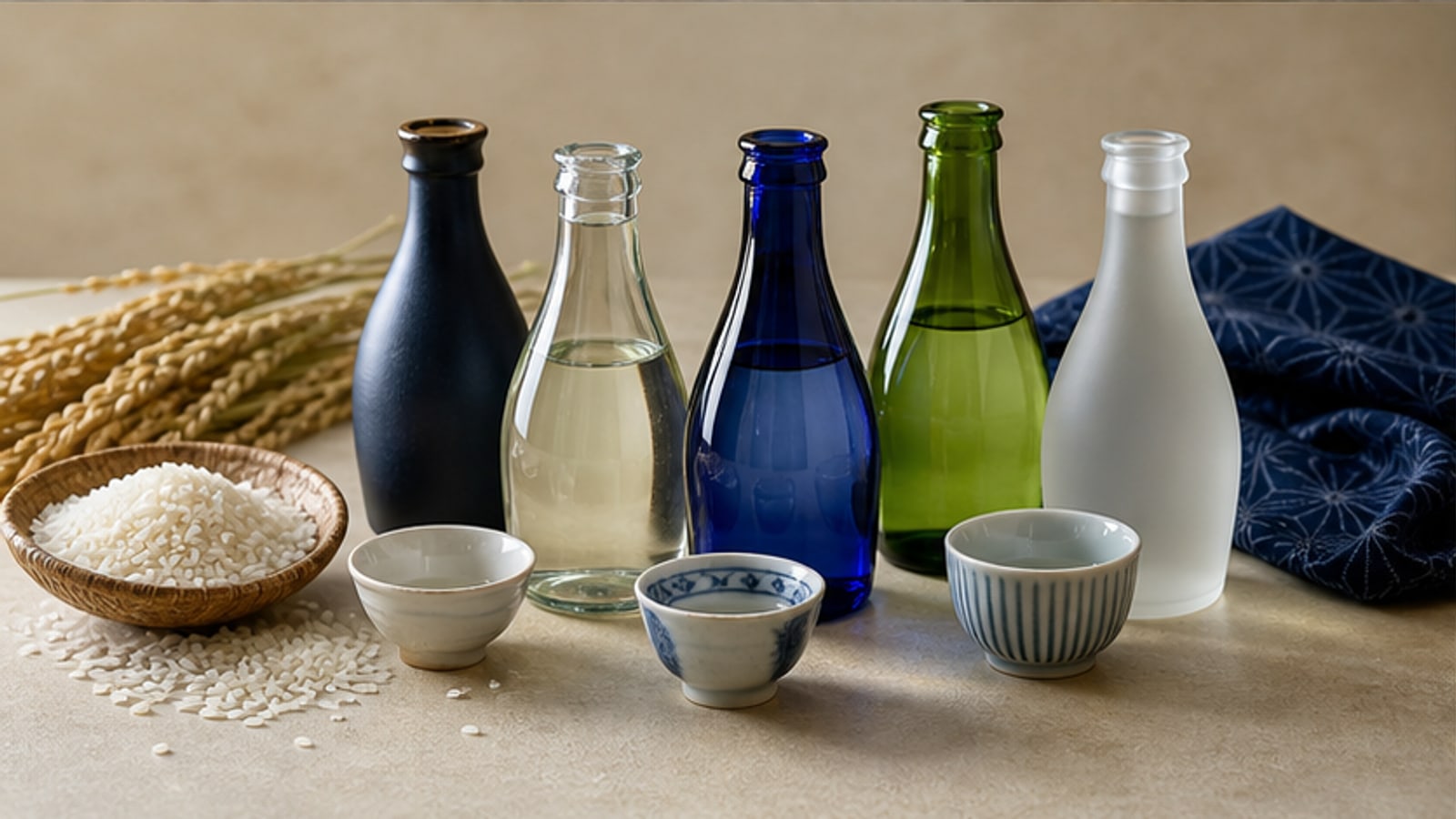 日本酒の小瓶・飲み切りサイズの選び方｜容量・保存・比較軸の購入判断を表すイメージ