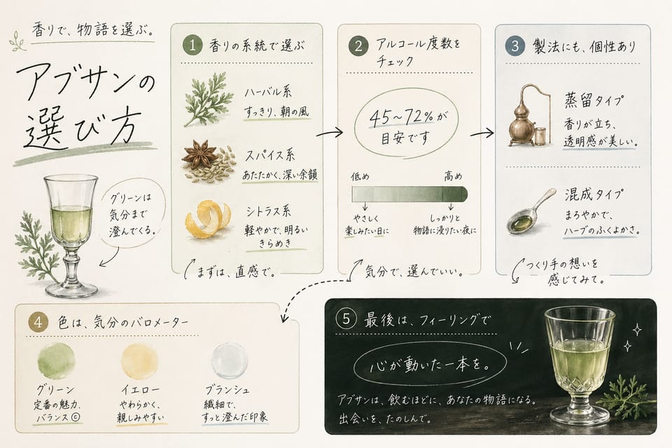 アブサンとは？味・度数・飲み方・幻覚の誤解まで解説：アブサンの選び方