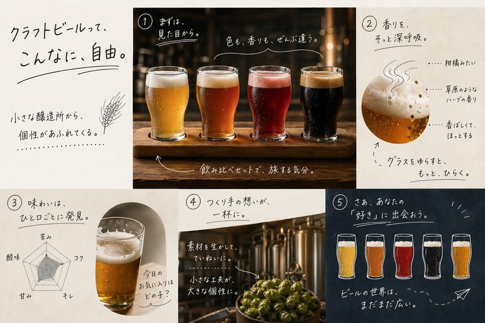クラフトビールとは？定義・地ビールとの違い・種類をわかりやすく解説：クラフトビールとは何か