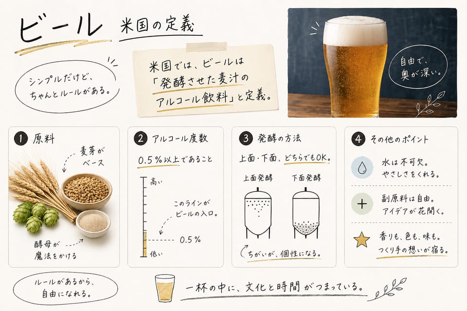 クラフトビールとは？定義・地ビールとの違い・種類をわかりやすく解説：米国の定義