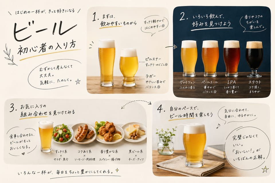 クラフトビールとは？定義・地ビールとの違い・種類をわかりやすく解説：初心者の入り方