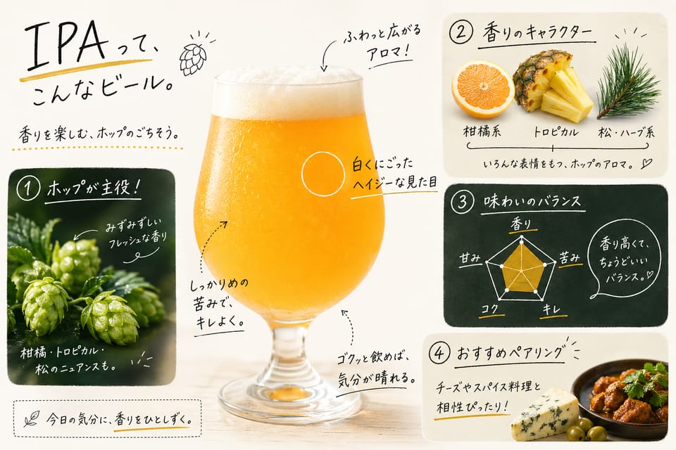 IPAとは？意味・味・苦味・種類・選び方を解説：IPAとは何か