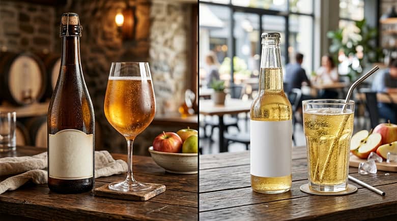 シードルとサイダーの違い｜お酒と炭酸飲料の違いを整理：先に結論