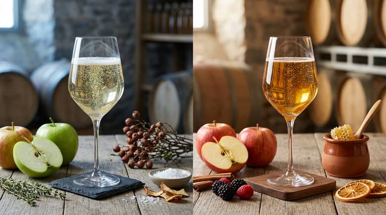 シードルの甘口・辛口|Dry・Semi-Dry・Sweet の違いと見分け方:先に結論