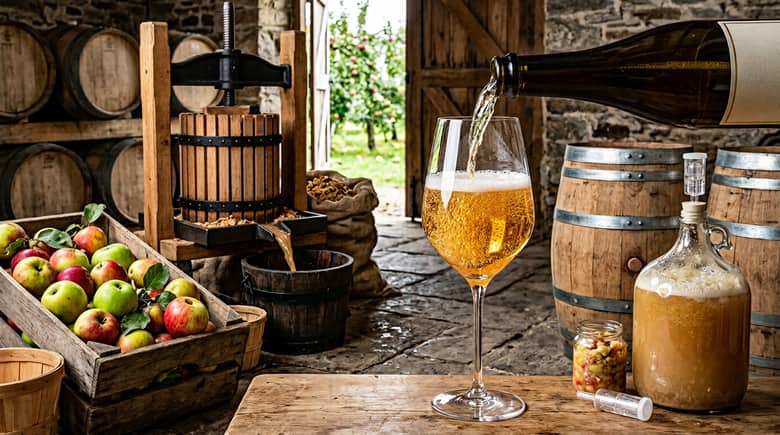 シードルの作り方|りんごの選び方から発酵・熟成・炭酸まで解説:先に結論