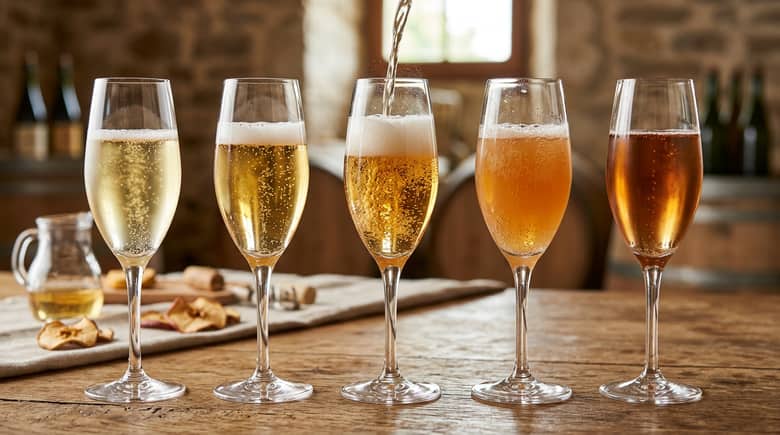 シードルの種類一覧|甘口・辛口・発泡・モダン・ヘリテージまで整理:先に結論