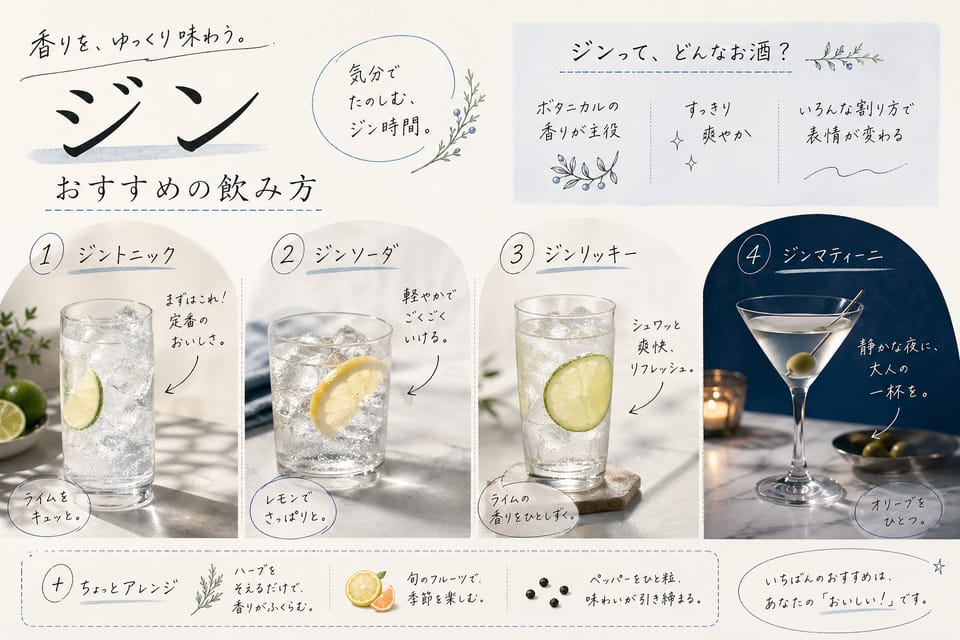 クラフトジンとは？定義が曖昧な理由から魅力まで解説：おすすめの飲み方