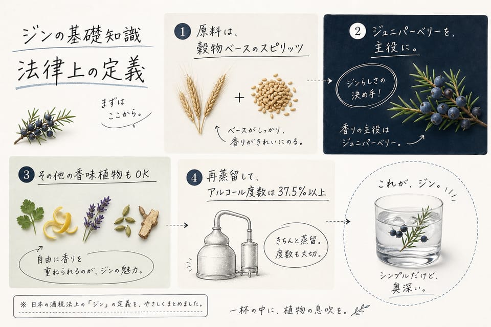 ロンドンドライジンとは？定義と製法を正確に解説：法律上の定義