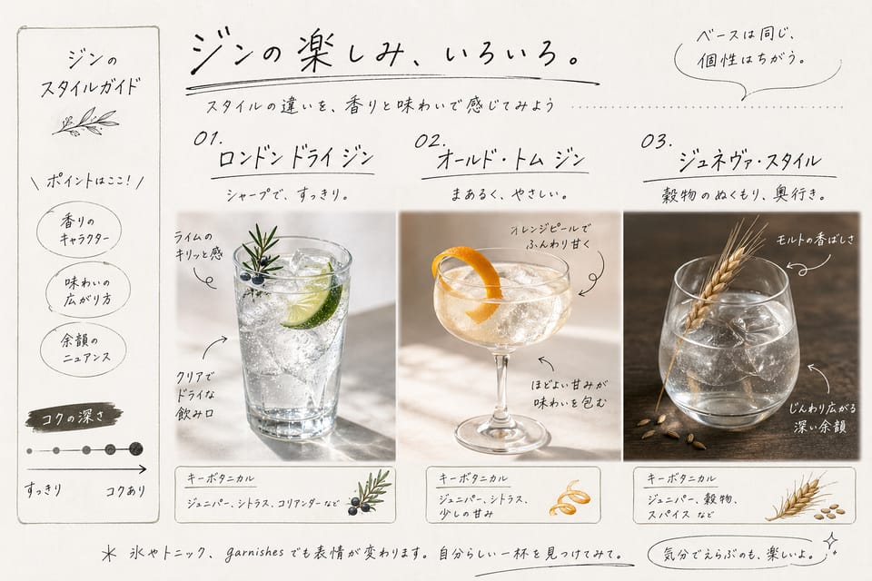 ジンとは？味・種類・飲み方を初心者向けにわかりやすく解説：ジンの原料とジュニパー