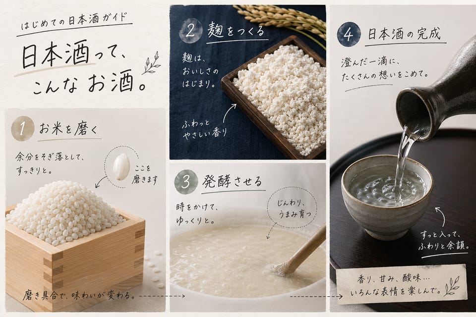 日本酒とは？初心者から専門家までわかる完全ガイド：日本酒とは何か