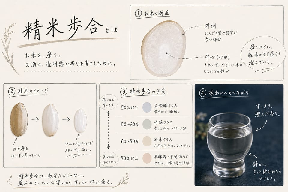 特定名称酒とは？8分類とラベルの読み方を解説：精米歩合とは