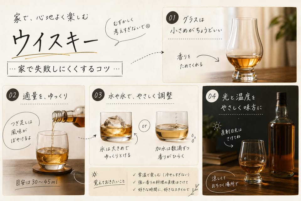 ウイスキーのハイボールとカクテル一覧｜作り方・比率・定番レシピ：家で失敗しにくくするコツ
